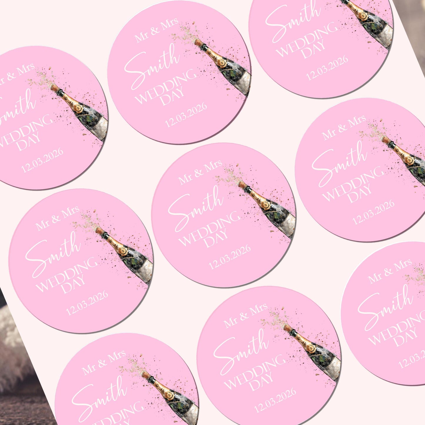 Wedding Stickers, Wedding Favour Sticker, Party Bags, Wedding Stationary, Sweet Cone Labels, Personalised Stickers, Envelope Seals, Wedding