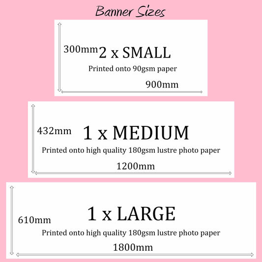TEMPLATE BANNER FOR COMMUNION- Personalised Banner Communion