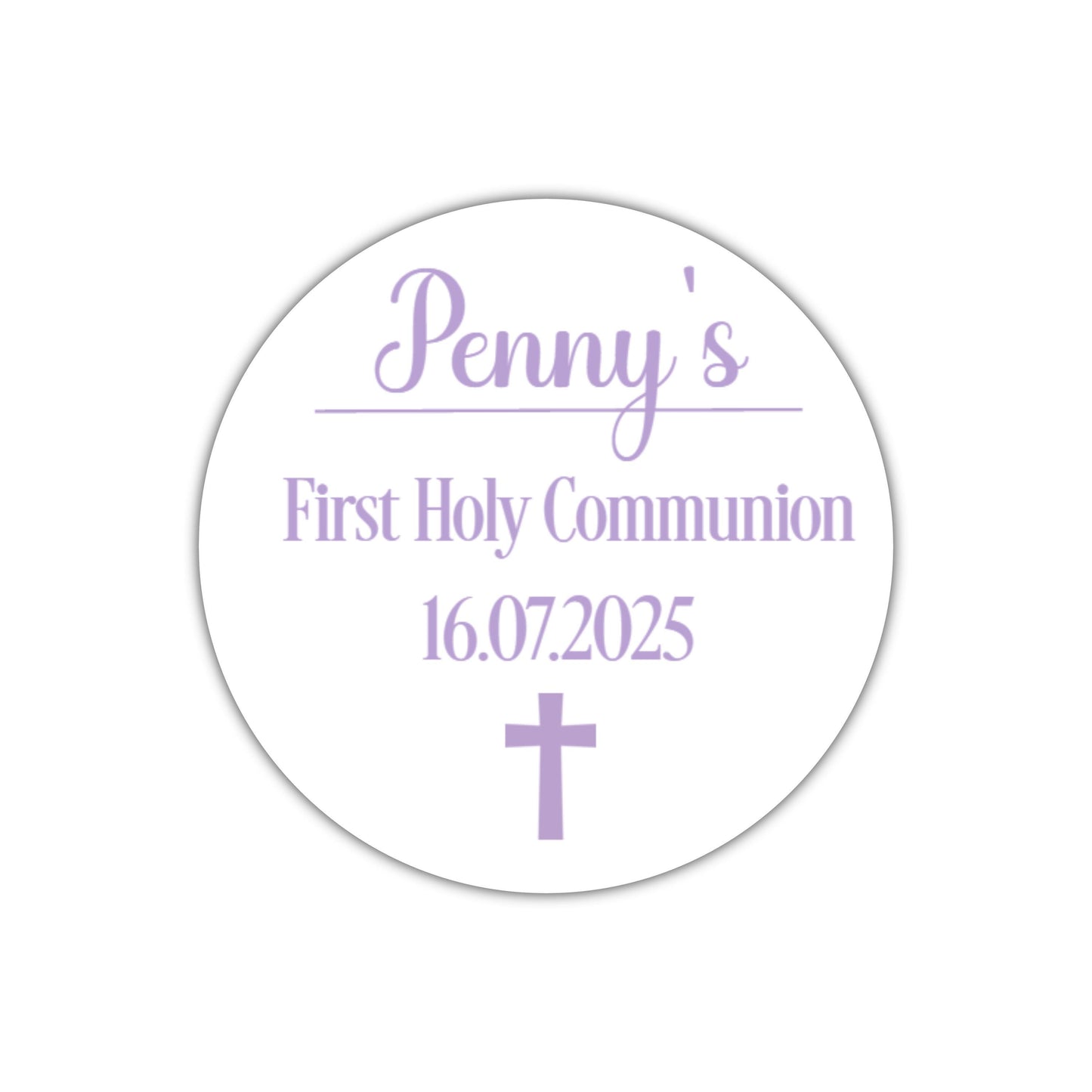Personalised First Holy Communion Stickers, Party Bag Stickers, Sweet Cone Bags