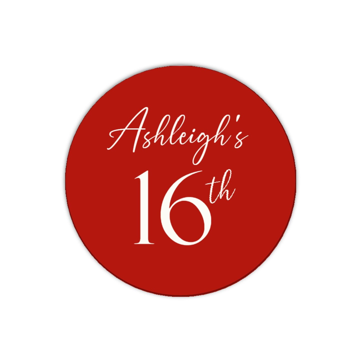 Personalised Birthday Stickers | Party Bag Labels | Custom Name & Age Stickers | Birthday Favour Stickers | Kids Party Decoration