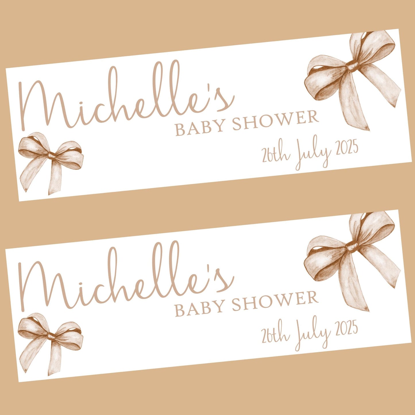Baby Shower Decor, Personalised Baby Shower banner, Mum to be, Baby Shower Signs, Pastel Baby Shower Decorations