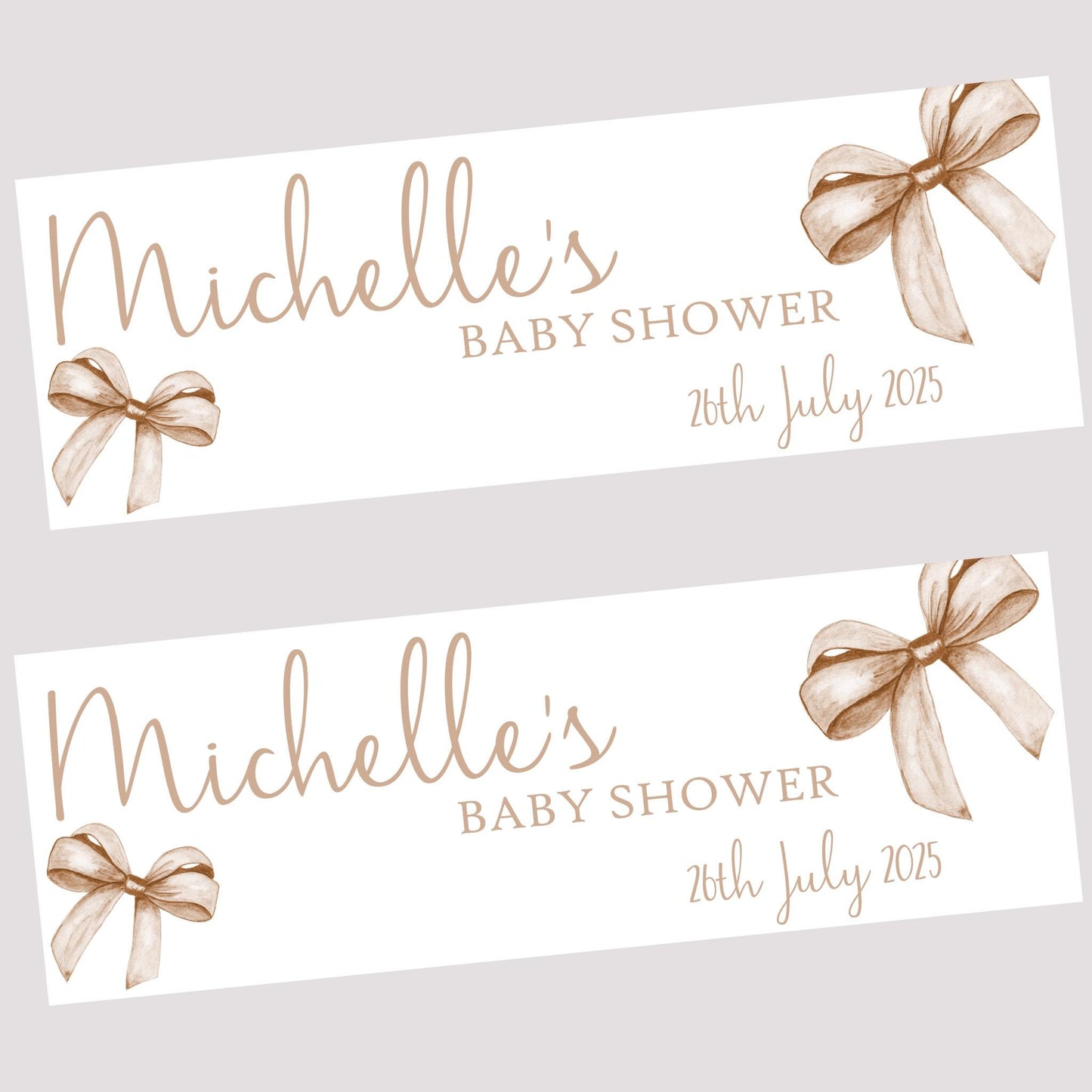 Baby Shower Decor, Personalised Baby Shower banner, Mum to be, Baby Shower Signs, Pastel Baby Shower Decorations