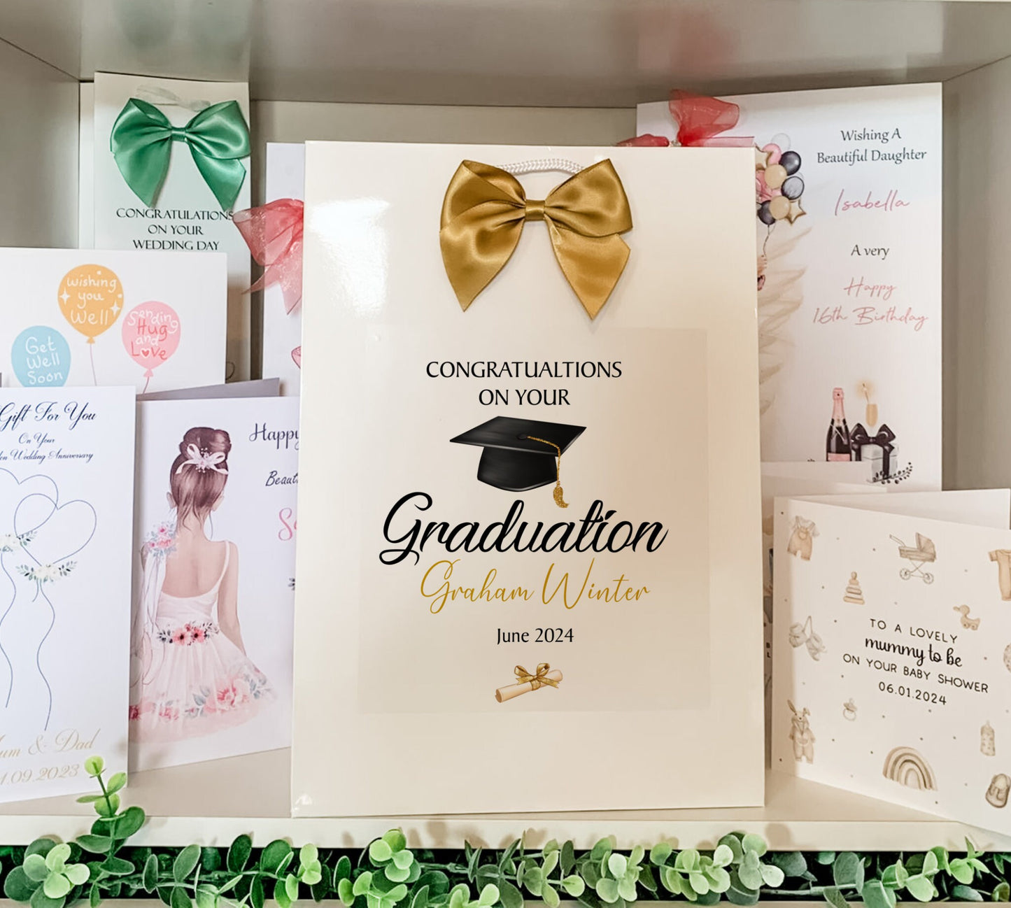 Personalised Congratulations Graduation Gift Bag