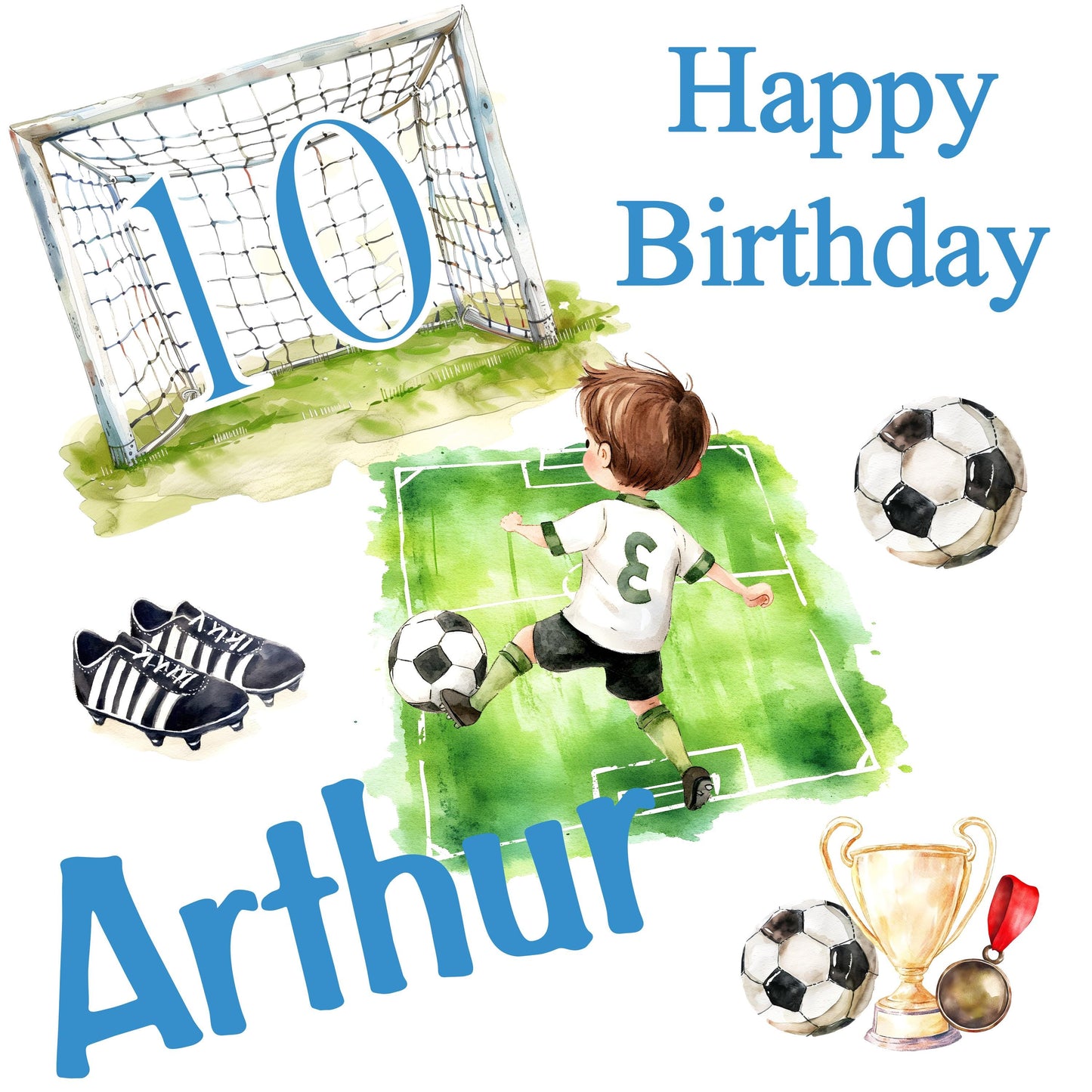 Personalised Gift Wrap | Personalised Birthday Wrapping Paper | Personalised Gift Wrap | Fun Gift Wrap | Boys Football
