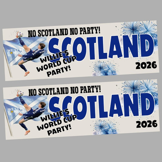 World Cup Banner Personalised, Custom Soccer Party Banner, Football