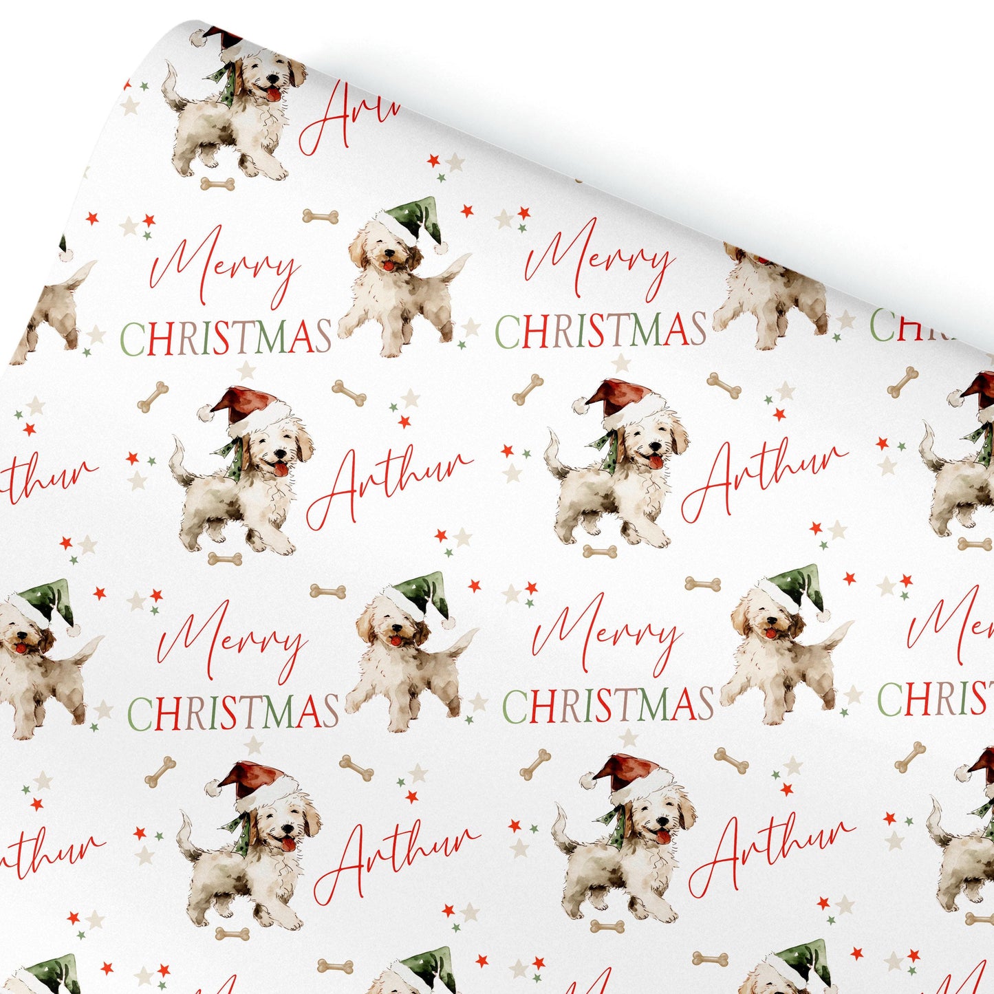 Personalised Dog Gift Wrap | Personalised Christmas Wrapping Paper | Personalised Gift Wrap | Fun Gift Wrap