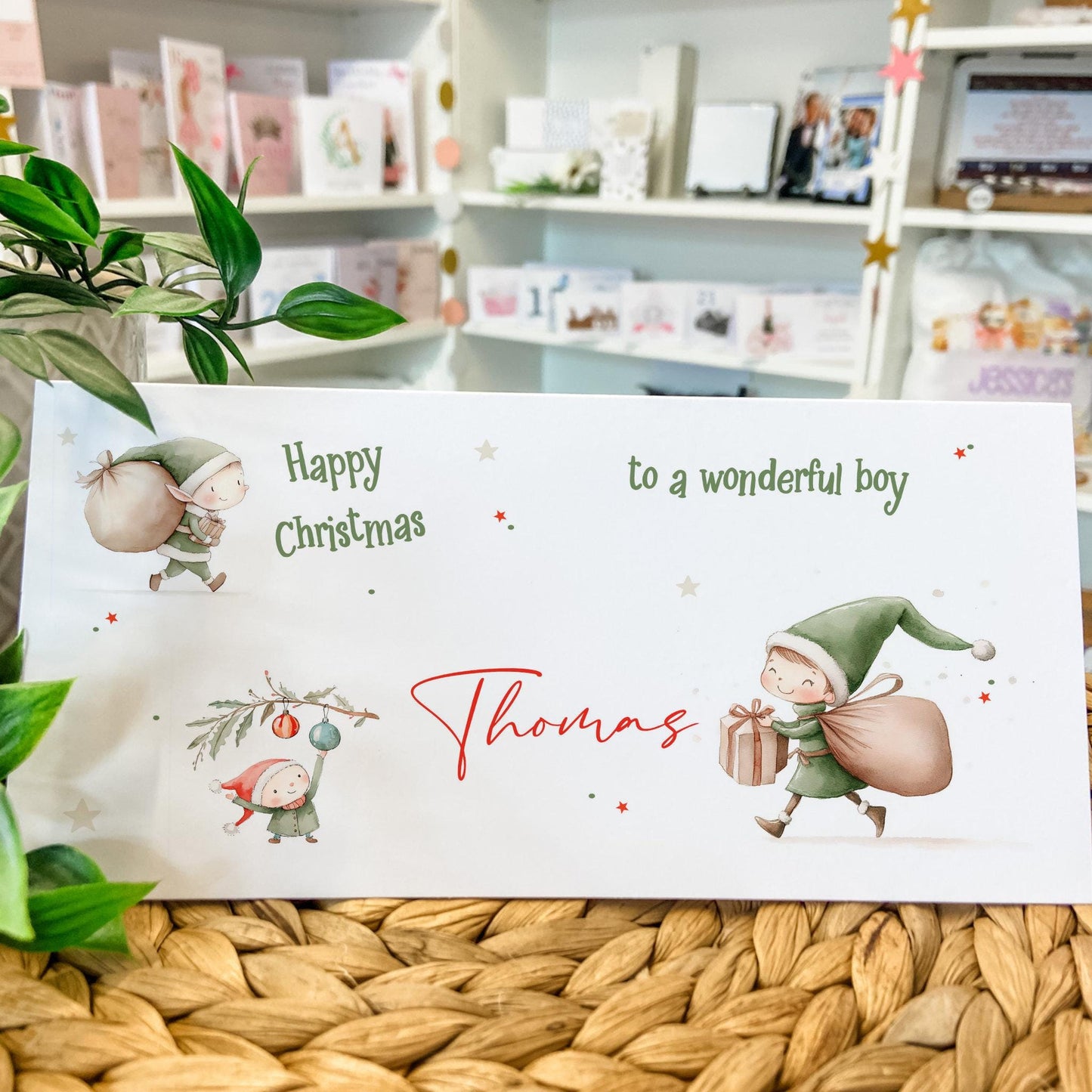 Personalised Christmas Money Holder Gift Wallet Christmas Cash Gift For you this christmas