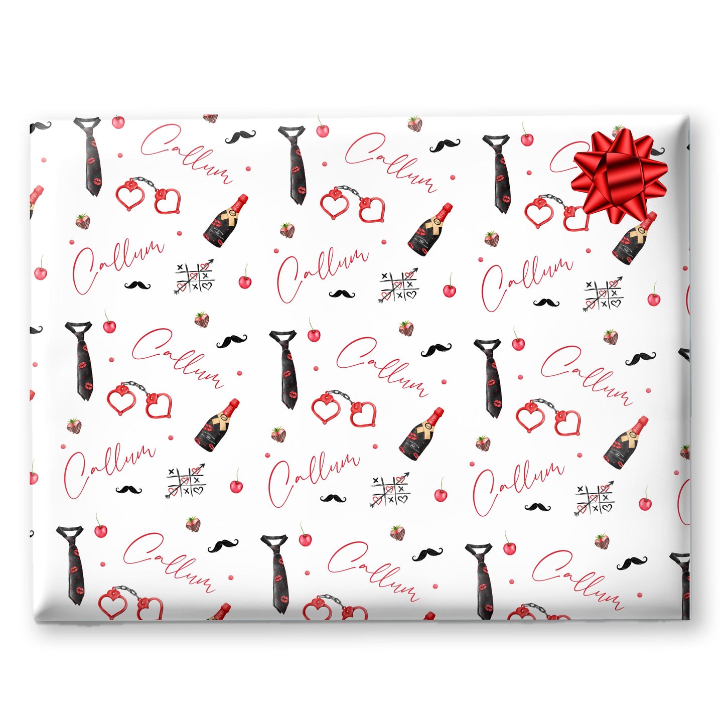 Personalised Valentines Wrapping Paper, Naughty Valentines Gifts, Sexy gift for her, Anniversary wrapping paper, gift ideas for her