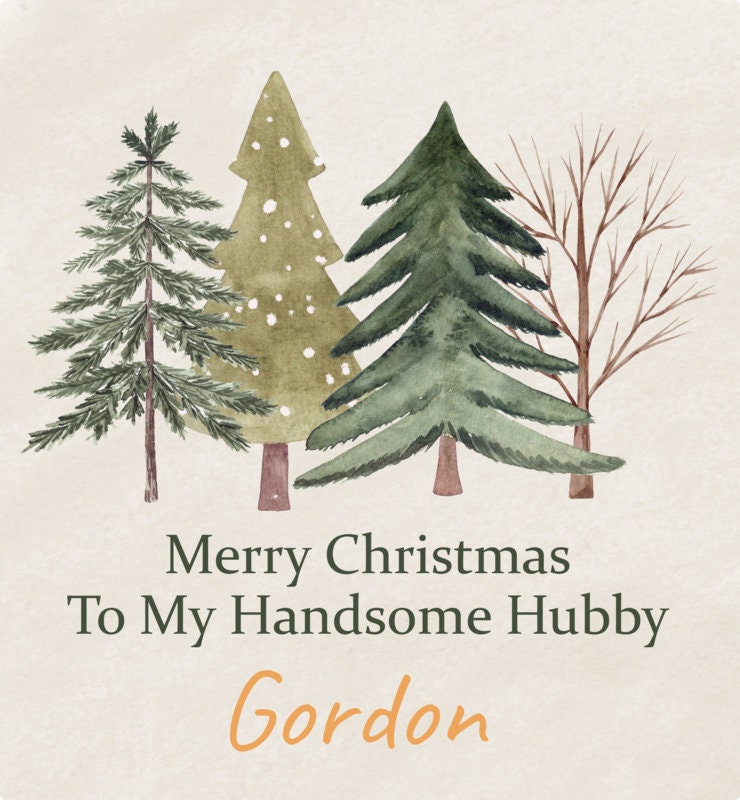 Personalised Christmas Gift Bag, Personalised Christmas One I Love, Festive Gift Wrapping Bags, Wife, Husband, Girlfriend, Boyfriend