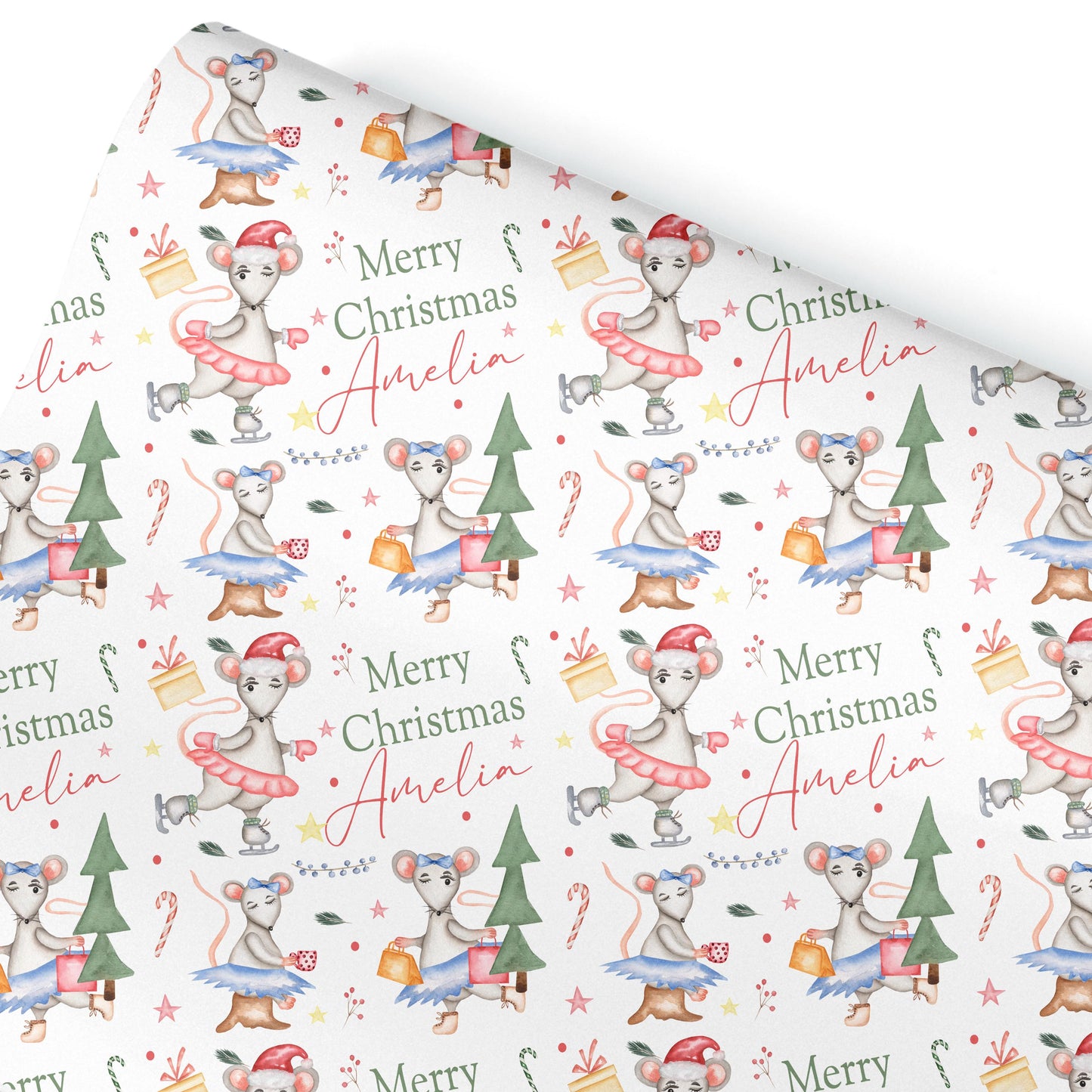 Personalised Gift Wrap | Personalised Christmas Wrapping Paper | Personalised Gift Wrap | Fun Gift Wrap | Santa Claus