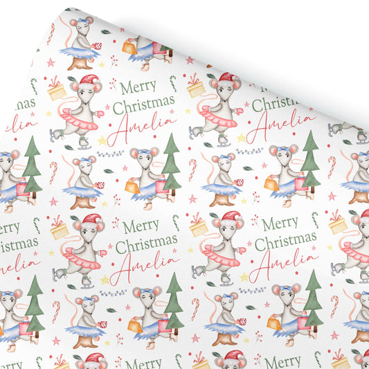 Personalised Gift Wrap | Personalised Christmas Wrapping Paper | Personalised Gift Wrap | Fun Gift Wrap | Santa Claus