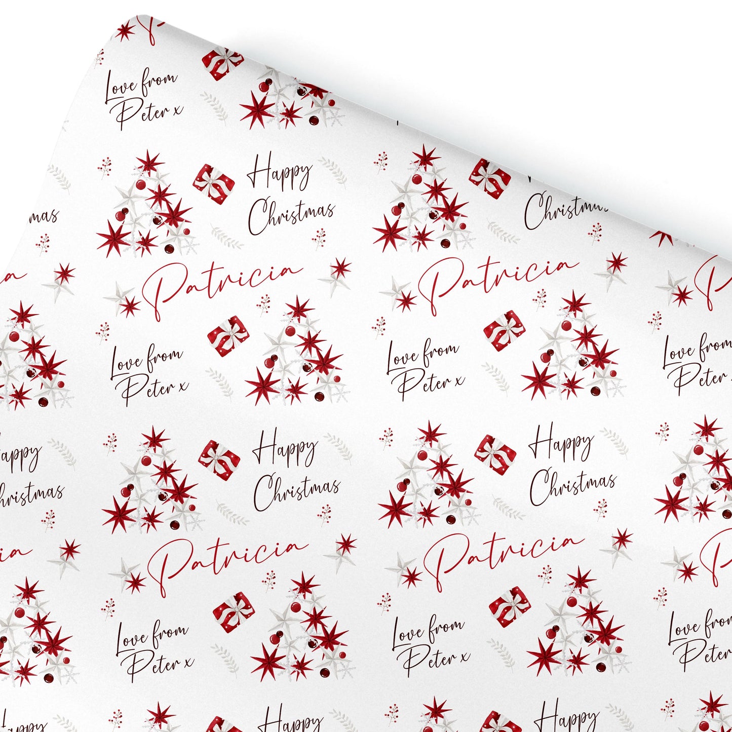 Childrens Gift Wrap Wrapping Paper, Personalised Paper For Her, For Him, Novelty Gift Wrap Roll, Elegant Gift Wrapping