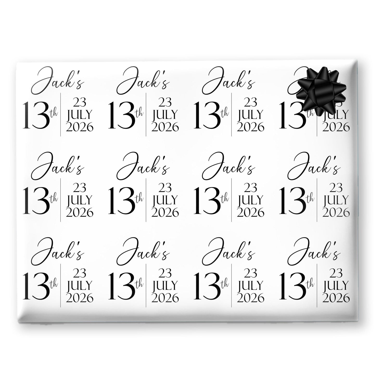 Gift Wrap for him / Gift wrap for her / Personalised Birthday Gift Wrap / Personalised Birthday Wrapping Paper / Personalised Wrap