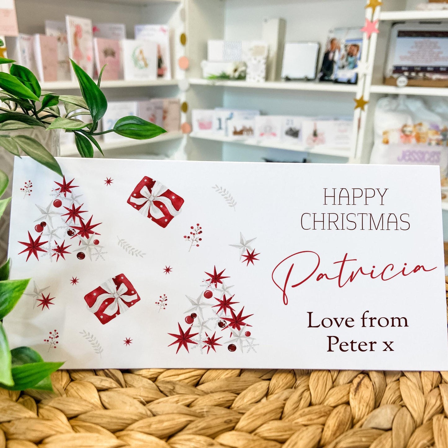Personalised Christmas Money Holder Gift Wallet Christmas Cash Gift For You
