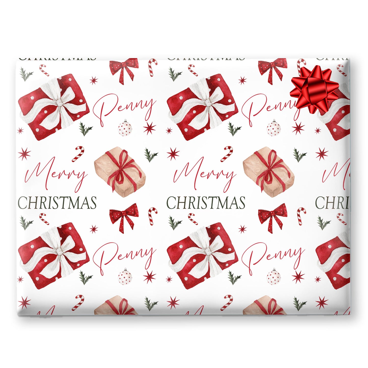 Personalised Wrapping Paper, Christmas Gifts, For Her | Personalised Christmas Gift Wrap| Personalised Gift Wrap | Nan ,Gran, Auntie