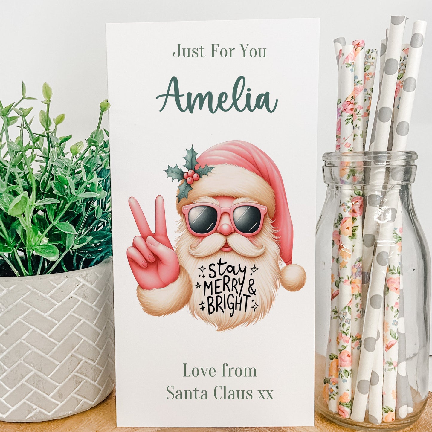 Personalised Christmas Money Gift Wallet Christmas Cash Gift For you