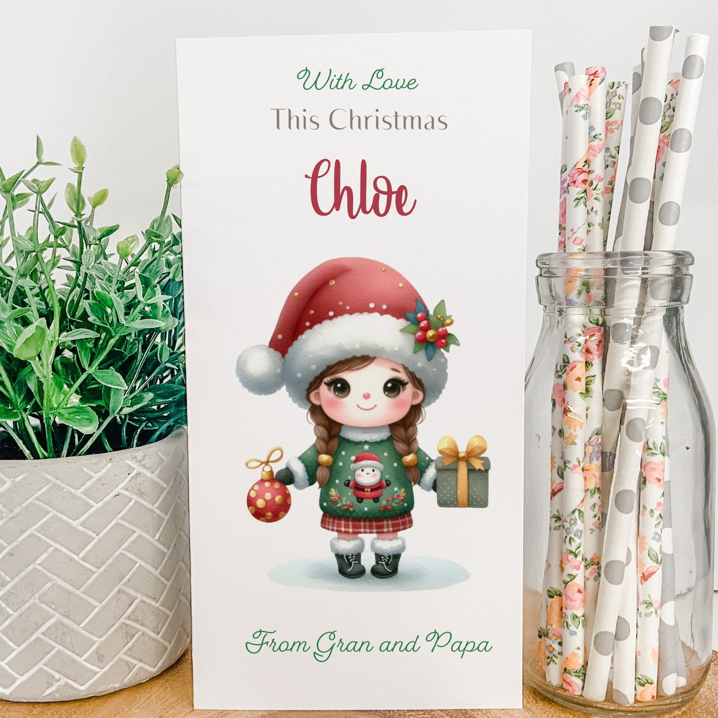 Personalised Christmas Money Gift Wallet Christmas Cash Gift For you