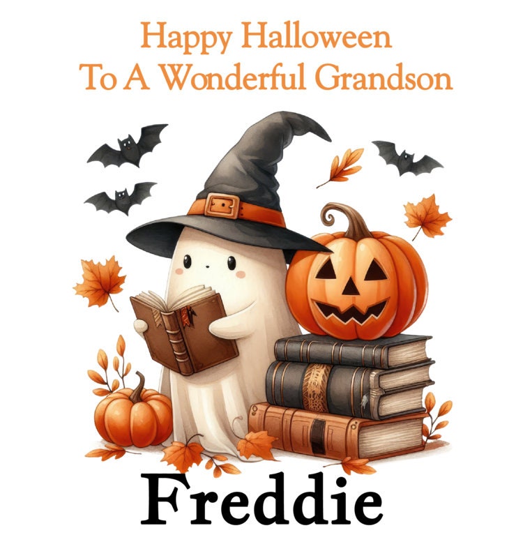 Personalised Halloween Gift Bag  Daughter Granddaughter Son Grandson