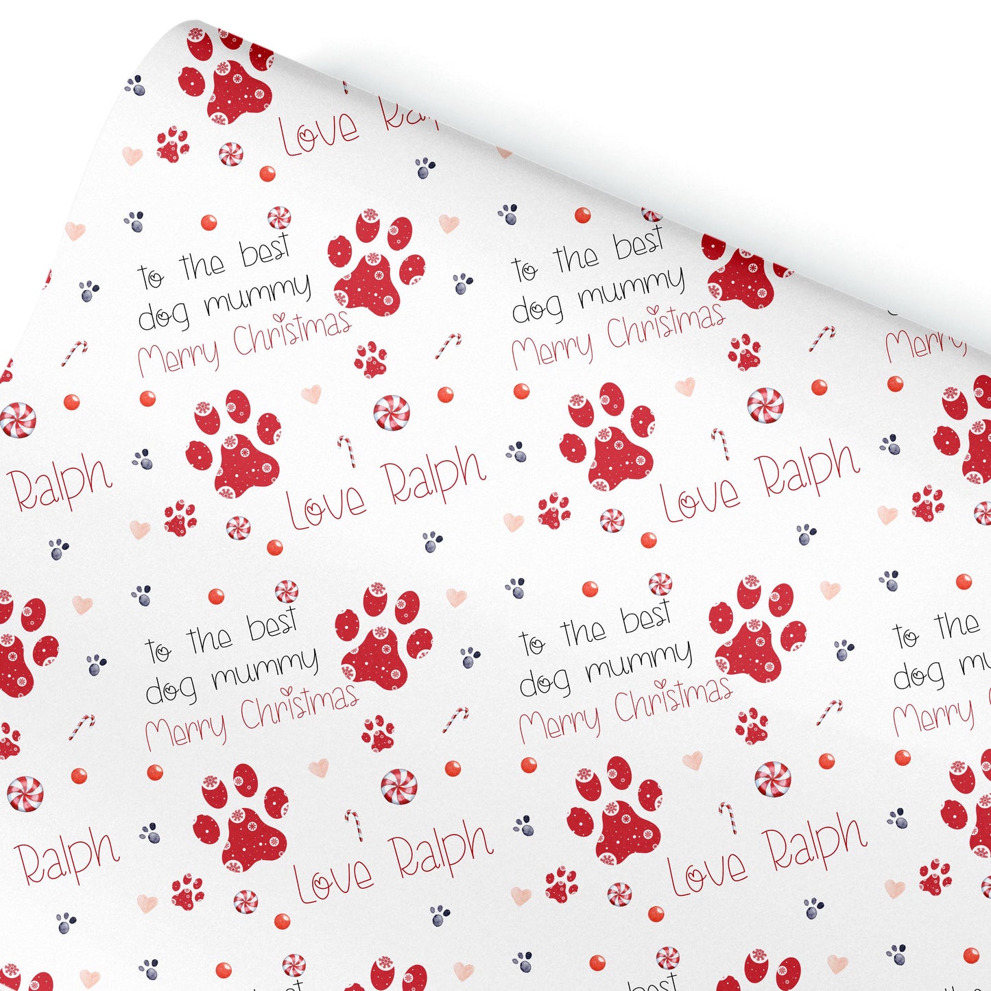 Personalised Dog Gift Wrap | Personalised Christmas Wrapping Paper | Personalised Gift Wrap | Fun Gift Wrap, Novelty gift wrap for dogs