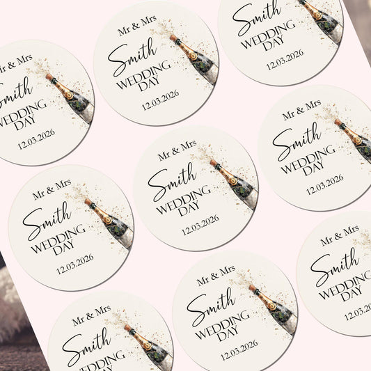 Wedding Stickers, Wedding Favour Sticker, Party Bags, Wedding Stationary, Sweet Cone Labels, Personalised Stickers, Envelope Seals, Wedding