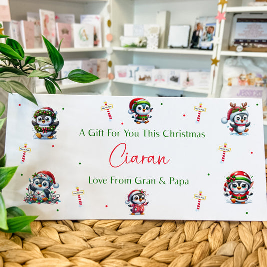 Personalised Christmas Money Gift Wallet Christmas Cash Gift For you
