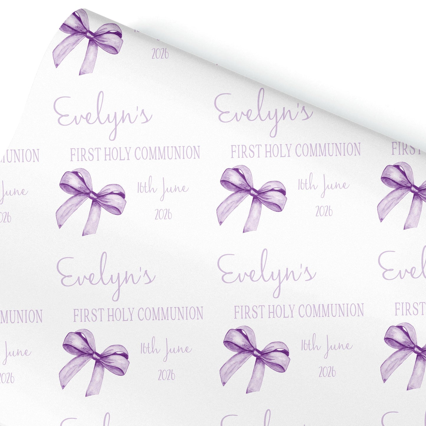 First Holy Communion Wrapping Paper, Confirmation gift wrap, Religious gift ideas