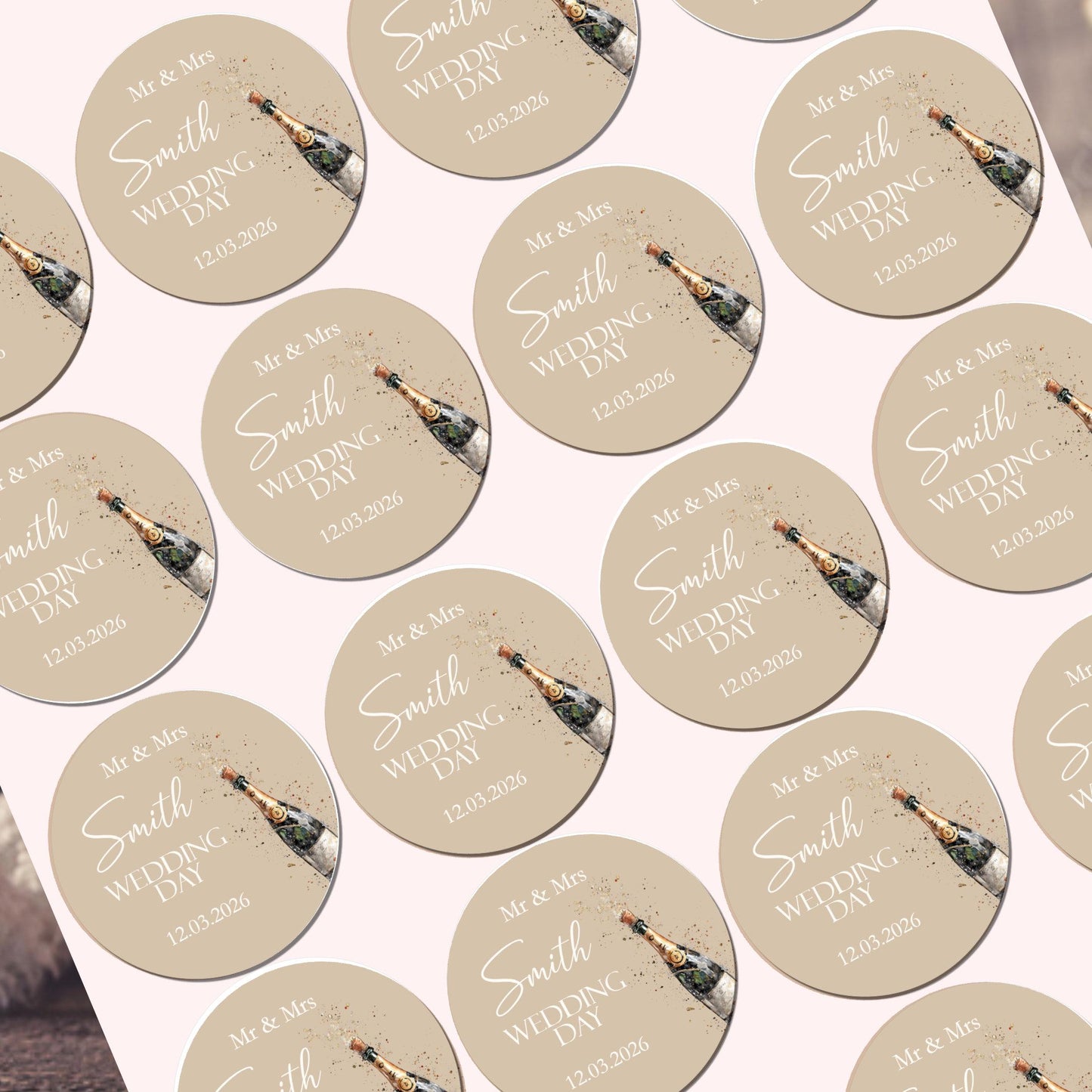 Wedding Stickers, Wedding Favour Sticker, Party Bags, Wedding Stationary, Sweet Cone Labels, Personalised Stickers, Envelope Seals, Wedding