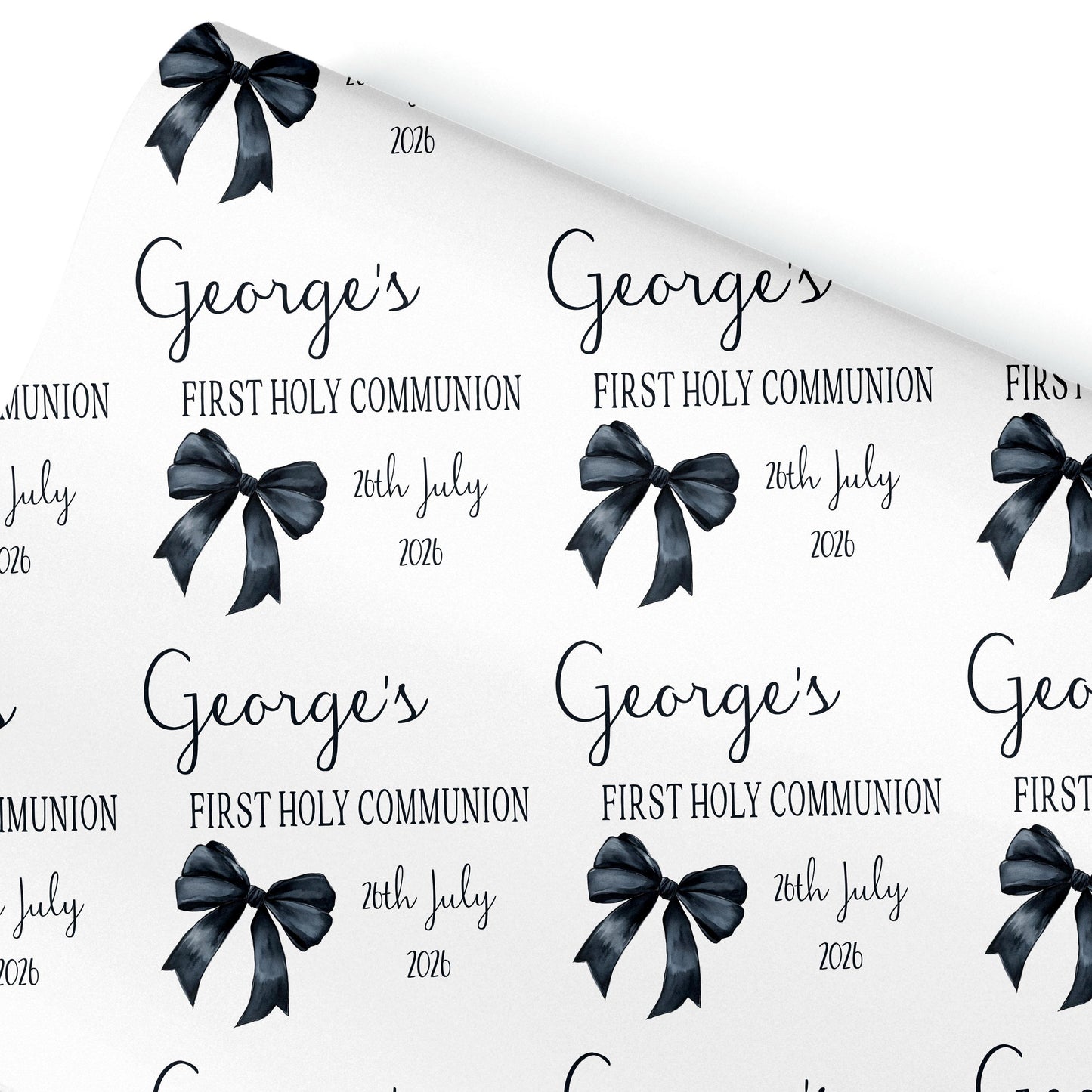 First Holy Communion Wrapping Paper, Confirmation gift wrap, Religious gift ideas