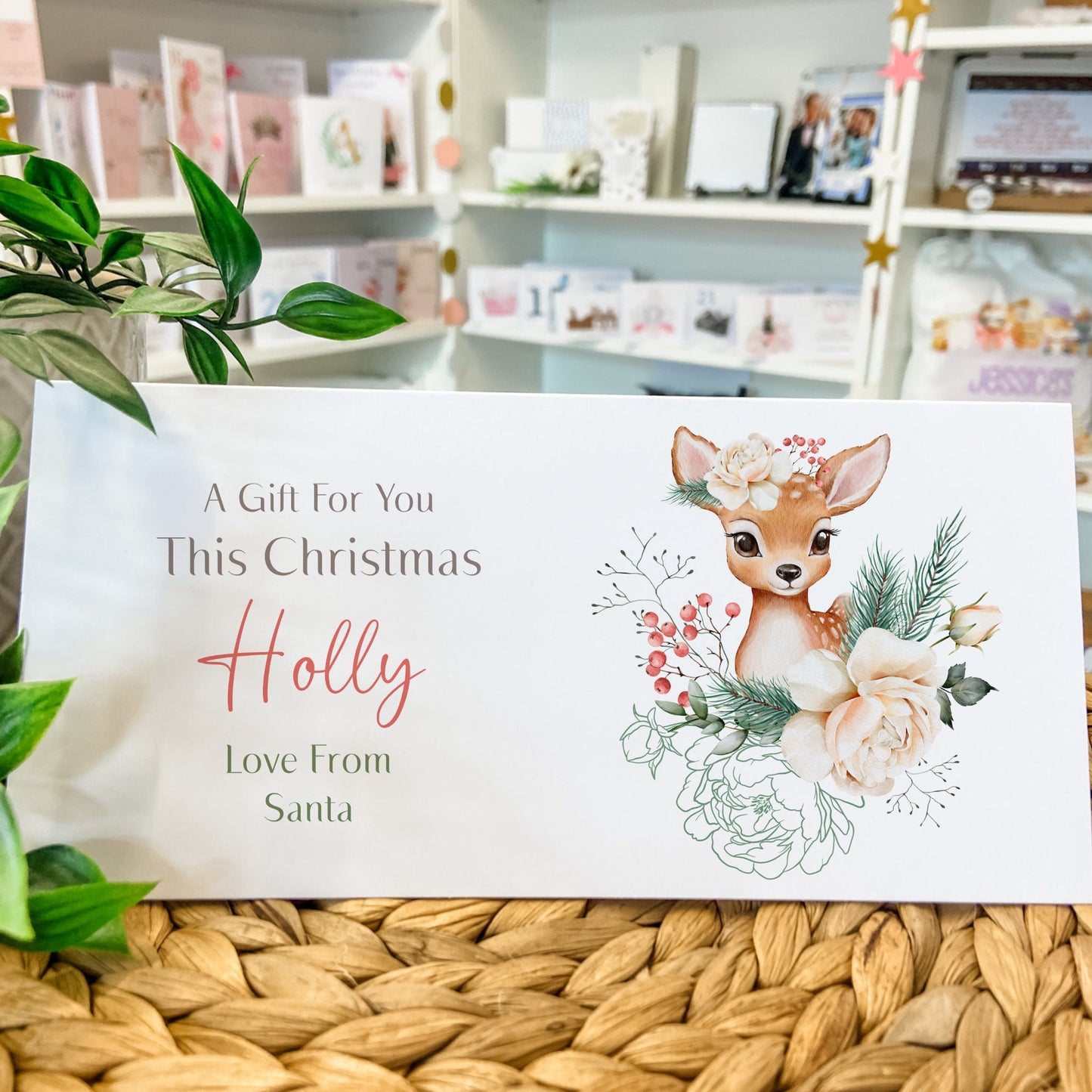 Personalised Christmas Money Gift Wallet Christmas Cash Gift For you