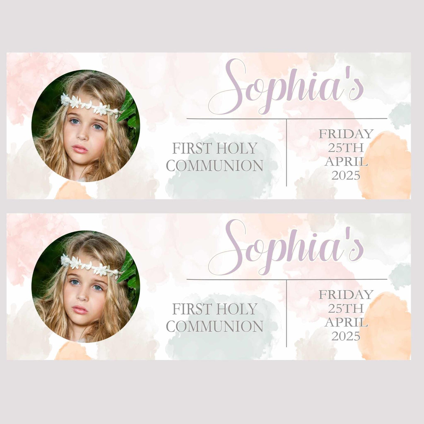 First Holy Communion Banners, Party Decor, Wall Decoration, 1st Communion or Confirmation, Christening