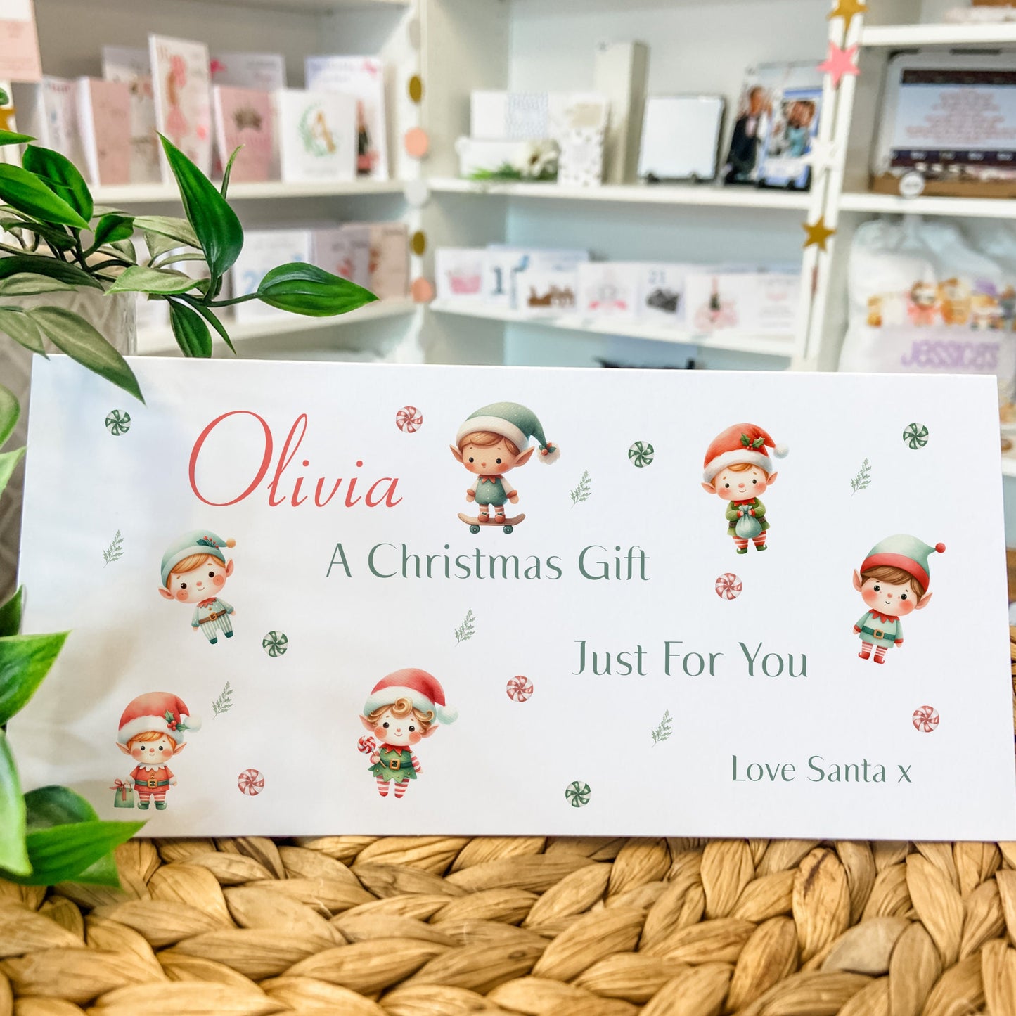 Personalised Christmas Money Gift Wallet Christmas Cash Gift For you