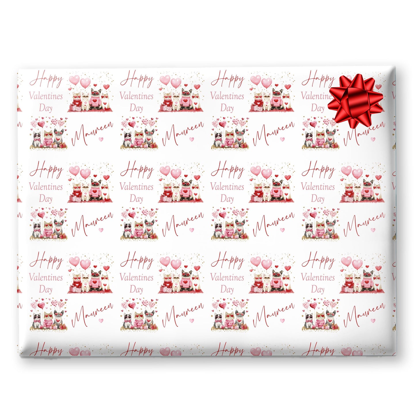 Personalised Valentines Wrapping Paper, Valentines Gifts, Valentines gift bag, gifts for her, Anniversary wrapping paper, gift ideas for her