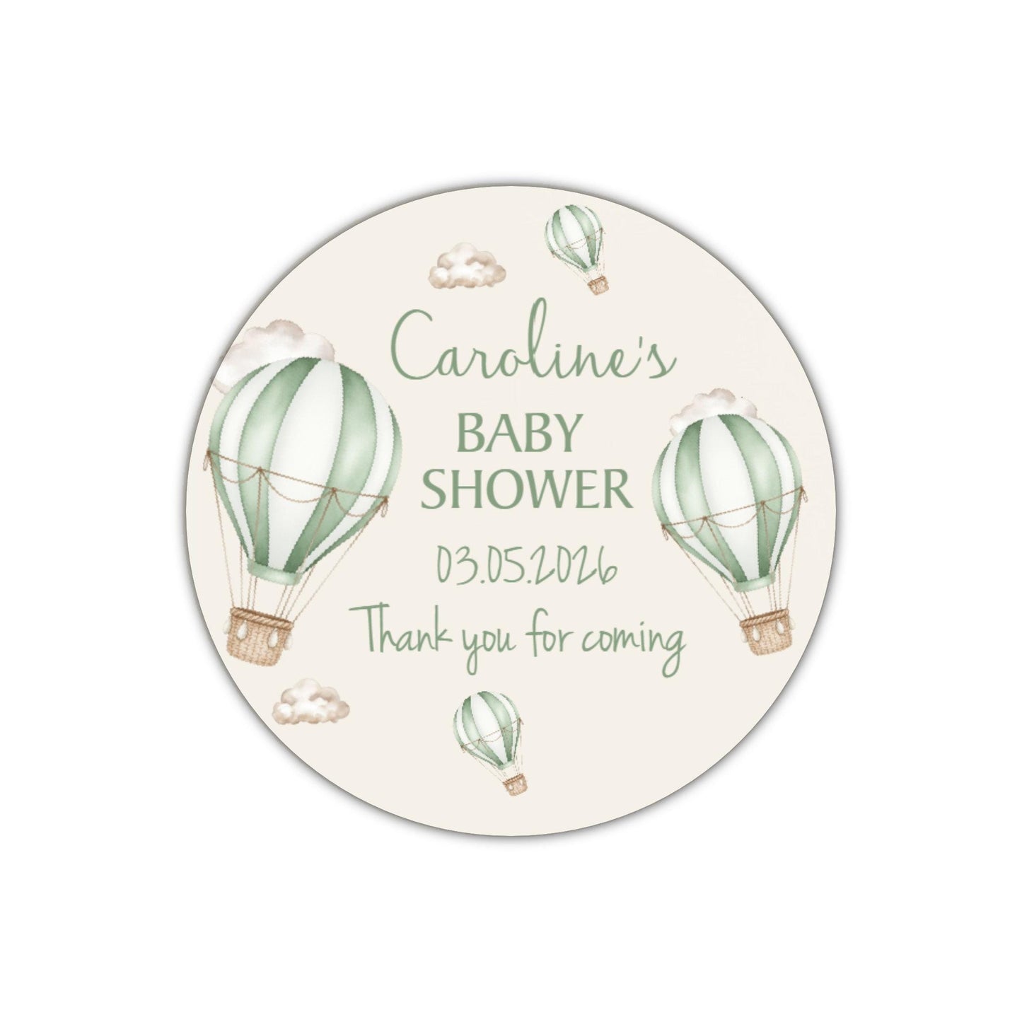 Personalised Baby Shower Stickers for Favours Party Bags Mum to be stickers