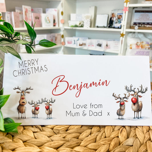 Personalised Christmas Money Holder Gift Wallet Christmas Cash Gift For You