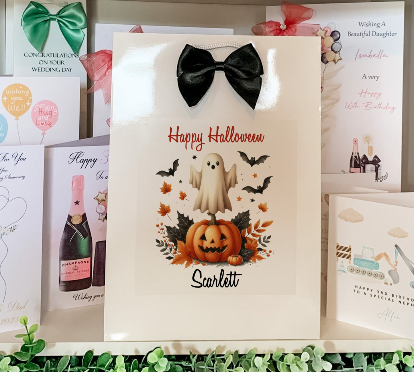 Personalised Halloween Gift Bag Son Daughter Grandson Granddaughter