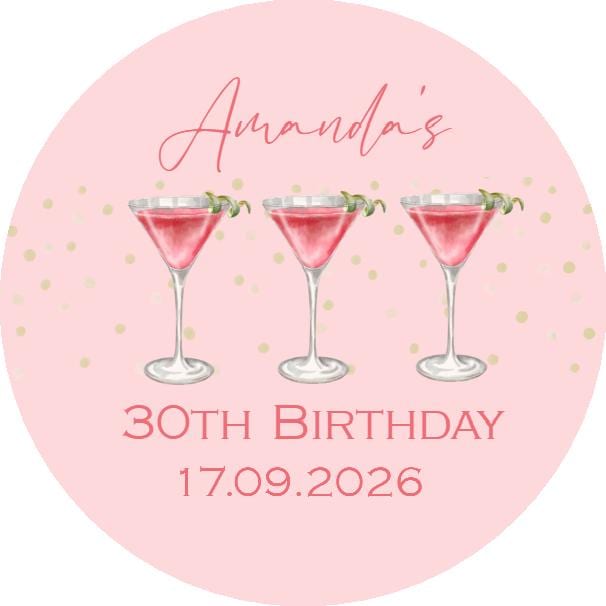 Birthday Stickers Party Bags Sweet Cone Thank You Stickers Labels Tags