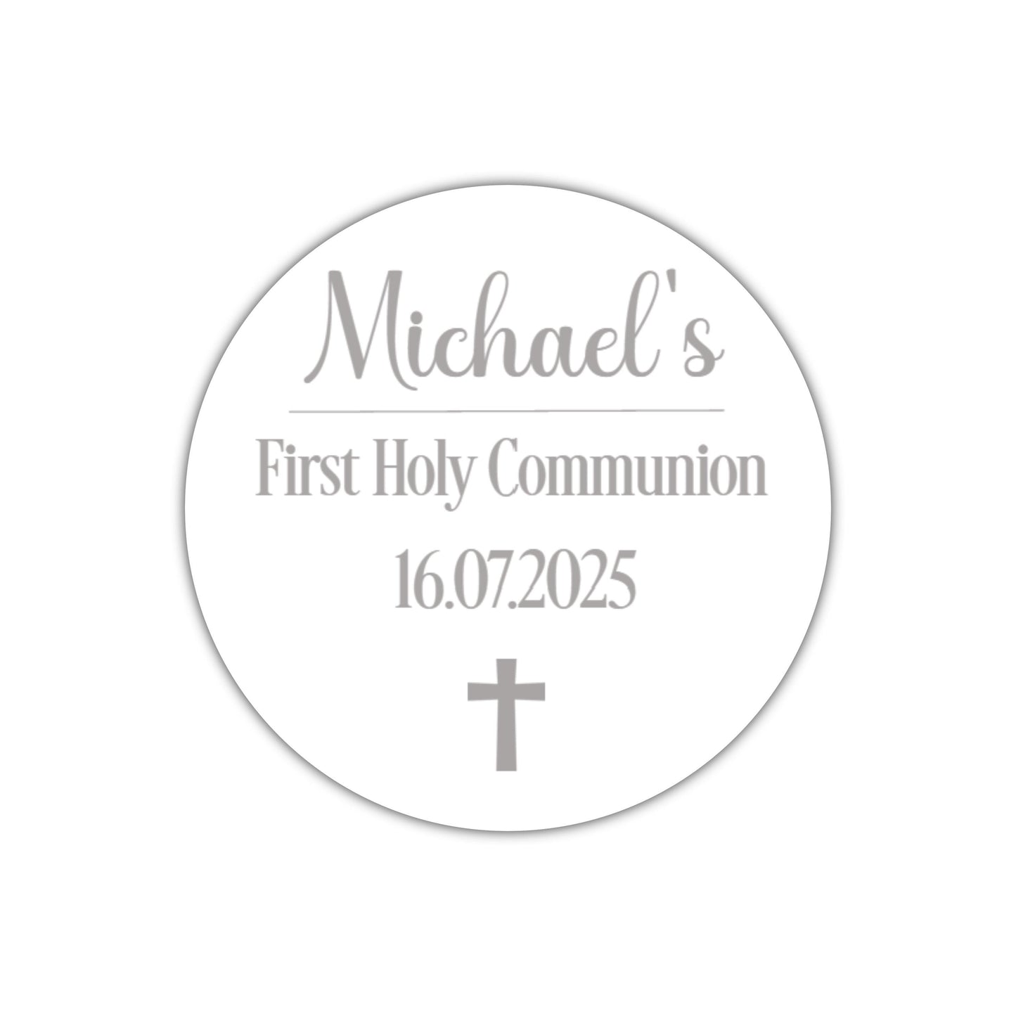 Personalised First Holy Communion Stickers, Party Bag Stickers, Sweet Cone Bags