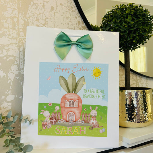 Children's Easter Gift Bag Personalised with Name