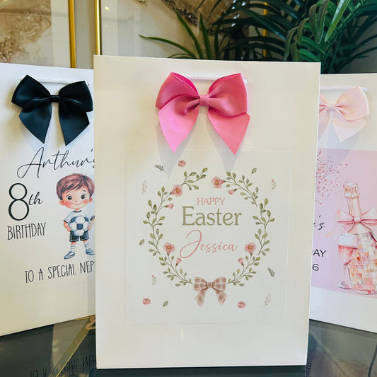 Children's Easter Gift Bag Personalised with Name