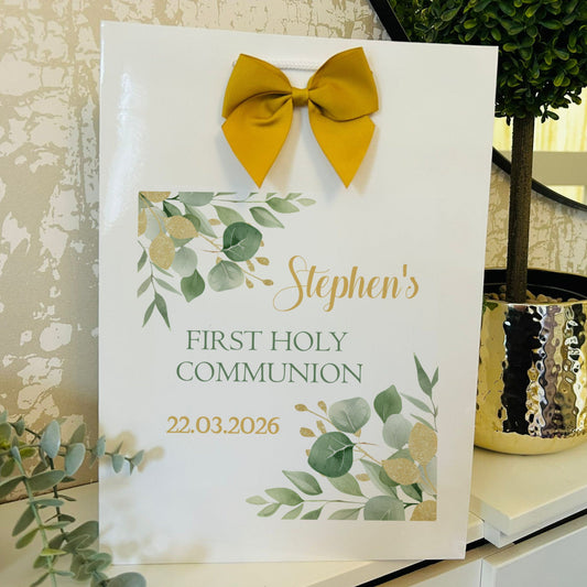 First Holy Communion Gift Bag Personalised with Name