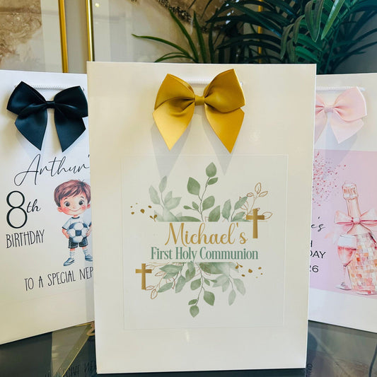 First Holy Communion Gift Bag Personalised with Name