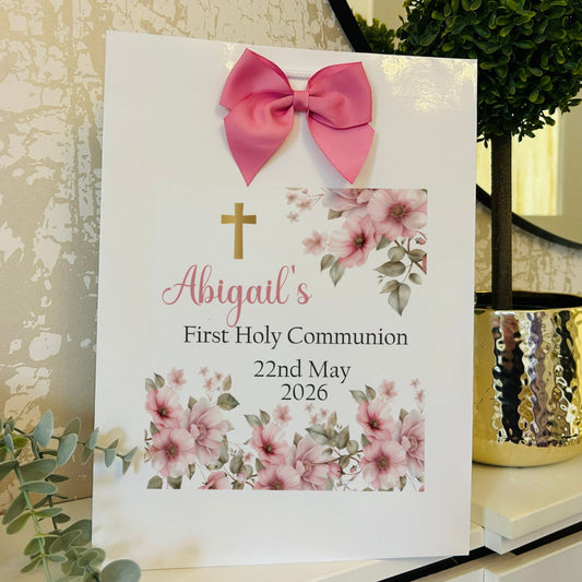 First Holy Communion Gift Bag Personalised with Name