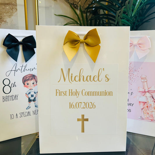 First Holy Communion Gift Bag Personalised with Name