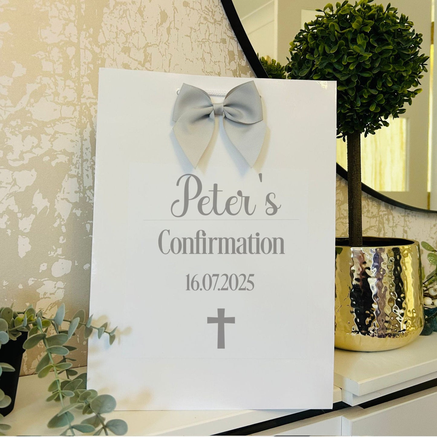 First Holy Communion Gift Bag Personalised with Name