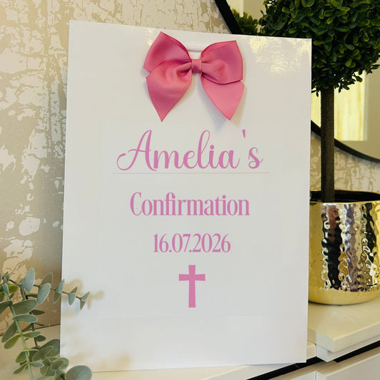 First Holy Communion Gift Bag Personalised with Name
