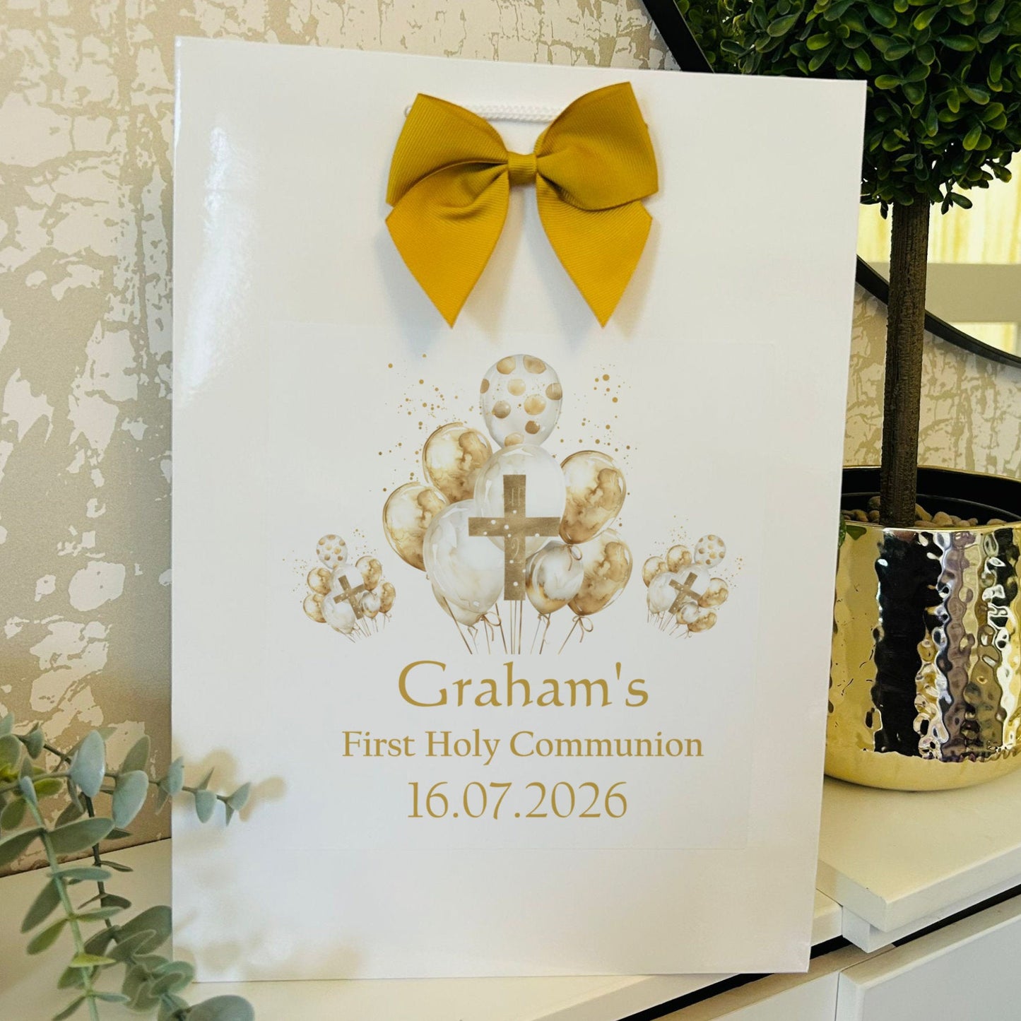 First Holy Communion Gift Bag Personalised with Name