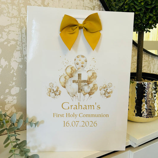 First Holy Communion Gift Bag Personalised with Name
