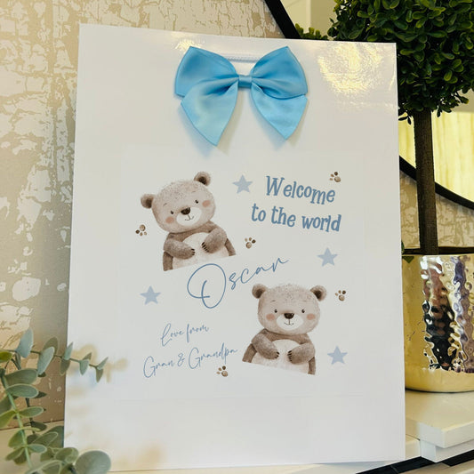 Personalised Christening Gift Bag