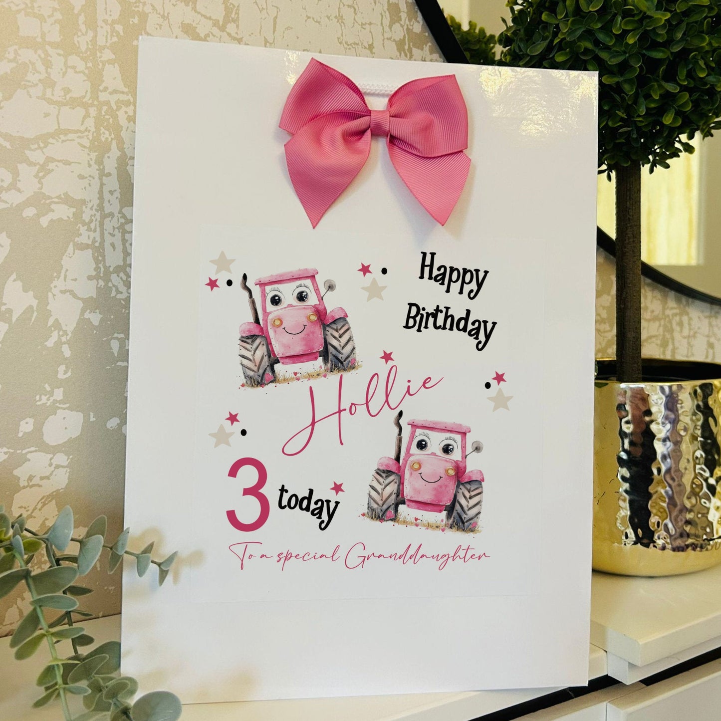 Children's Gift Bag Personalised with Name & Age