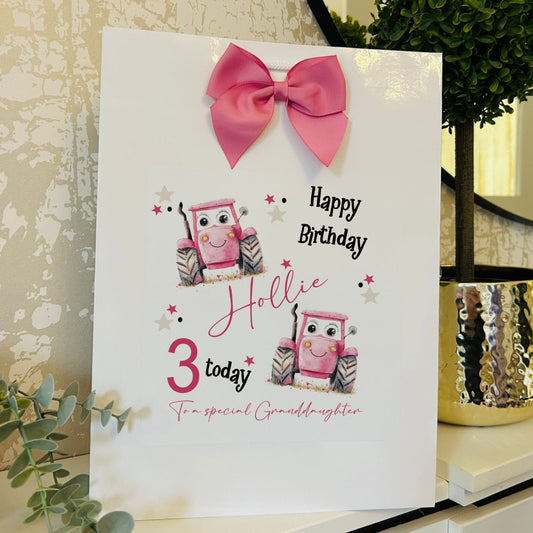 Children's Gift Bag Personalised with Name & Age